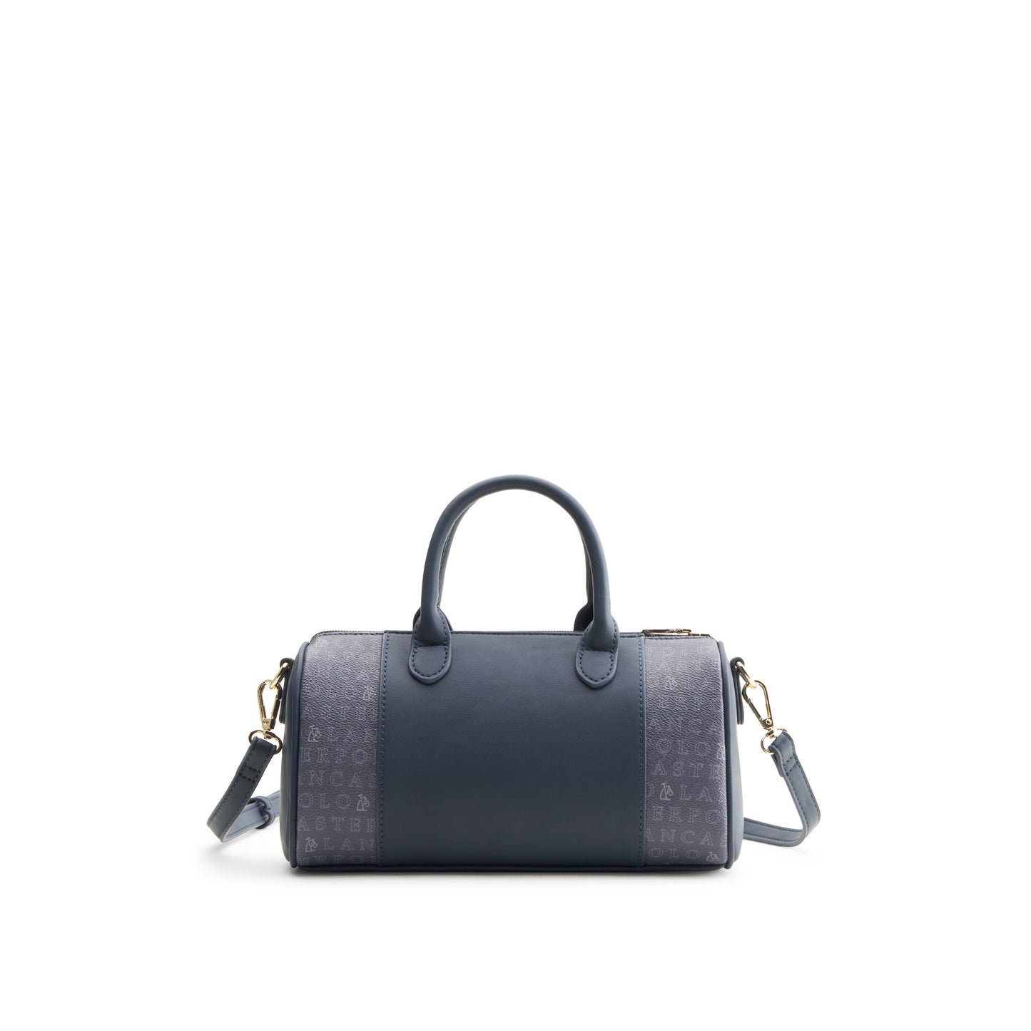 Cortney Monogram Barrel Top-Handle Bag
