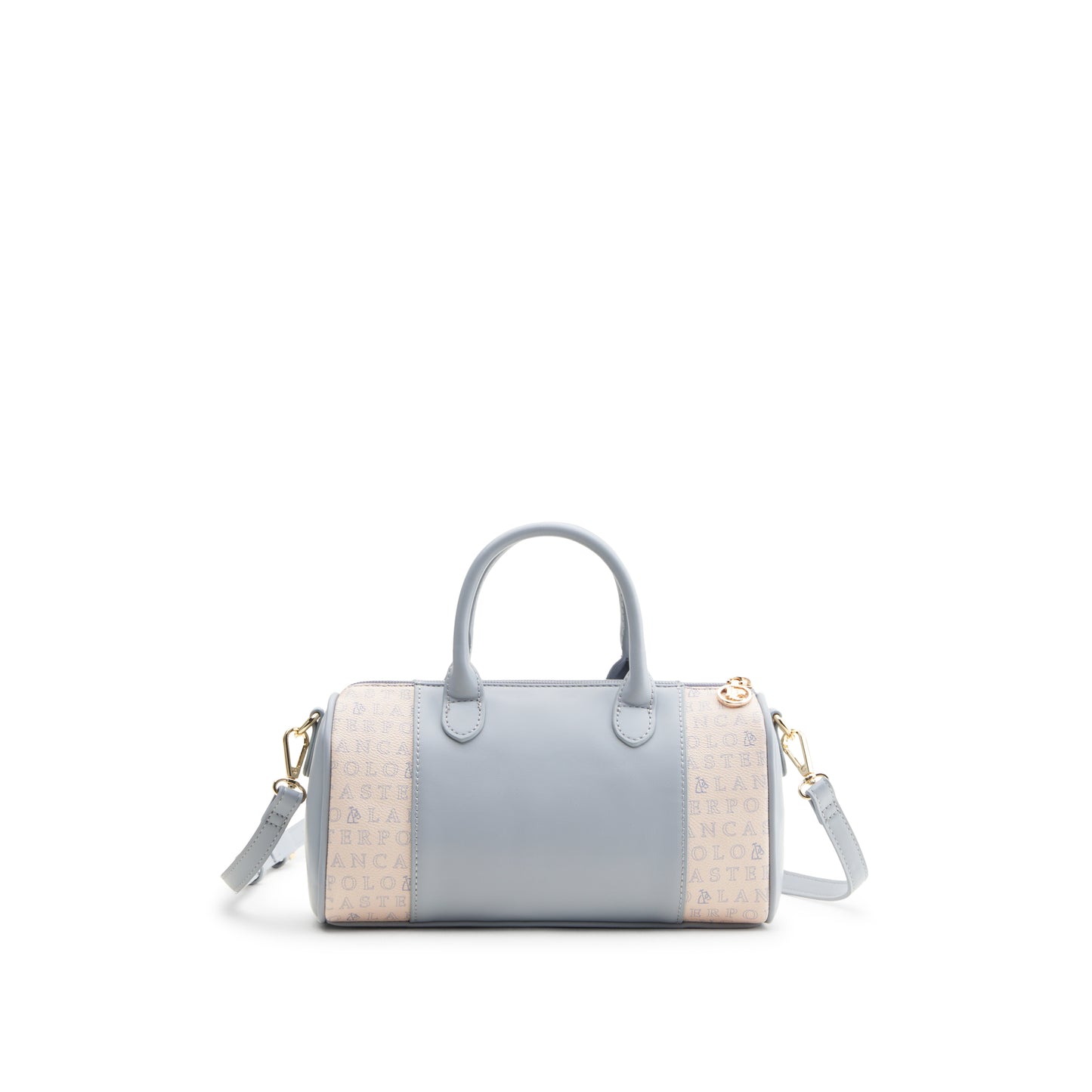 Cortney Monogram Barrel Top-Handle Bag