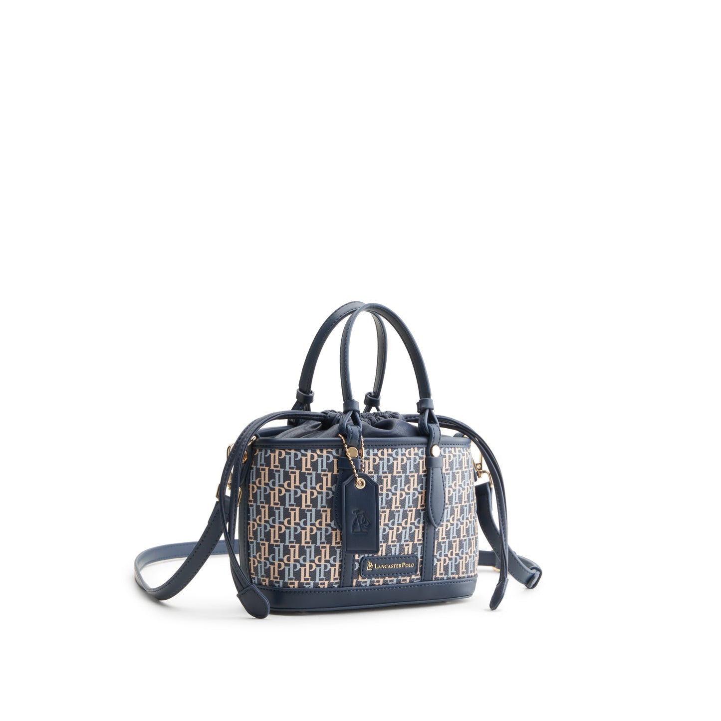 Sienna Monogram Drawstring Handbag