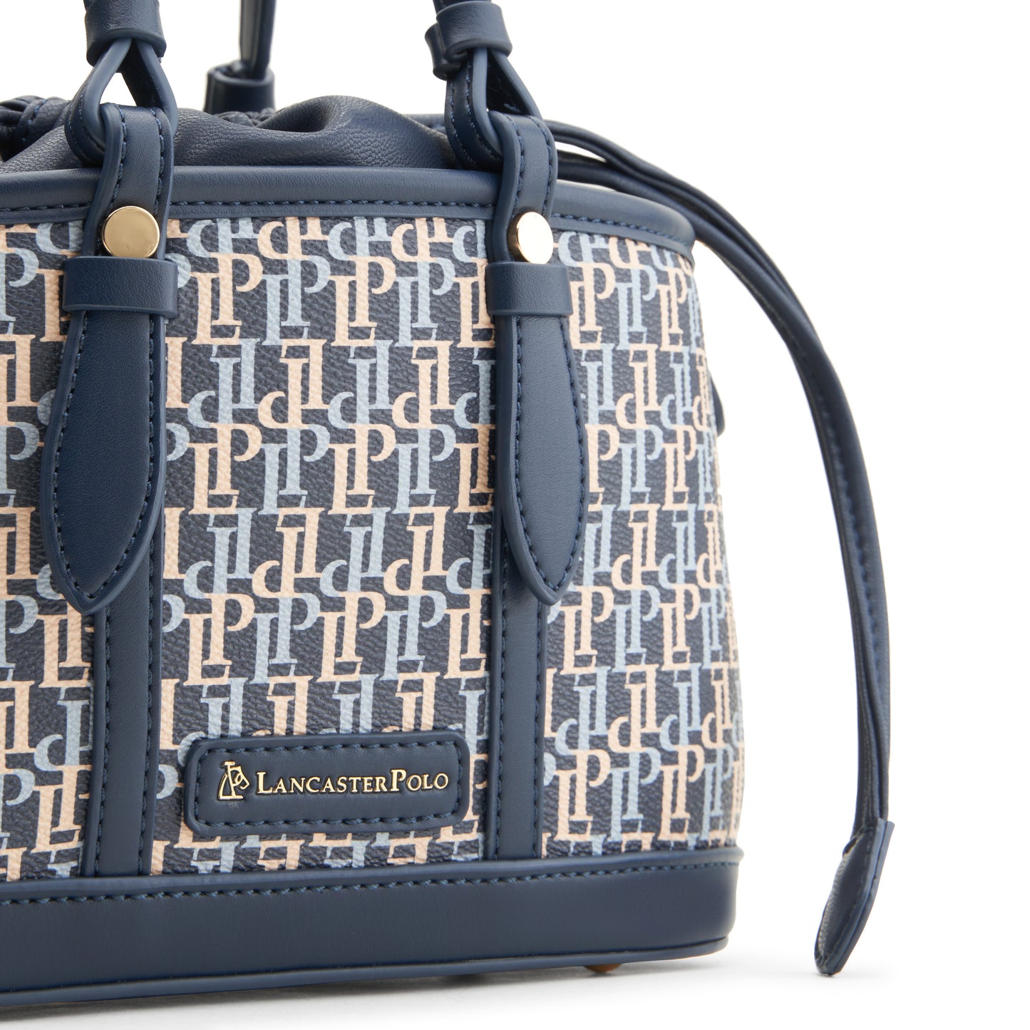 Sienna Monogram Drawstring Handbag