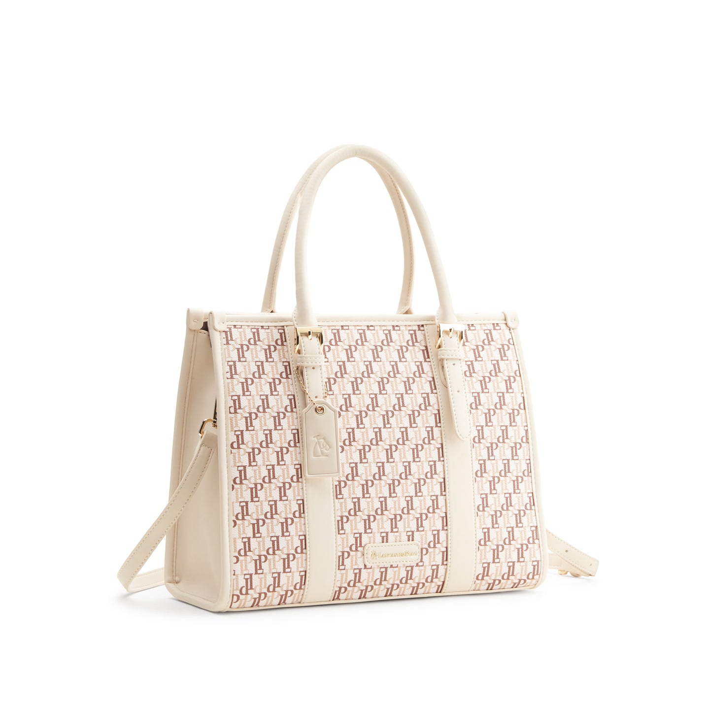 Rienna Monogram Top-Handle Tote Bag