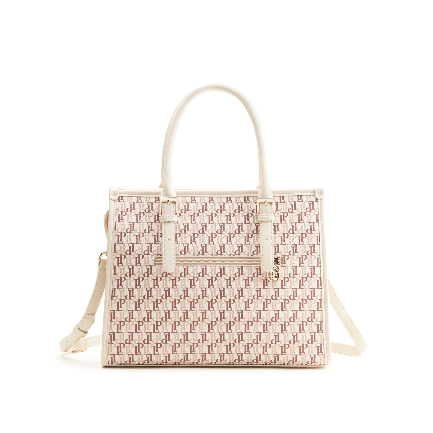 Rienna Monogram Top-Handle Tote Bag