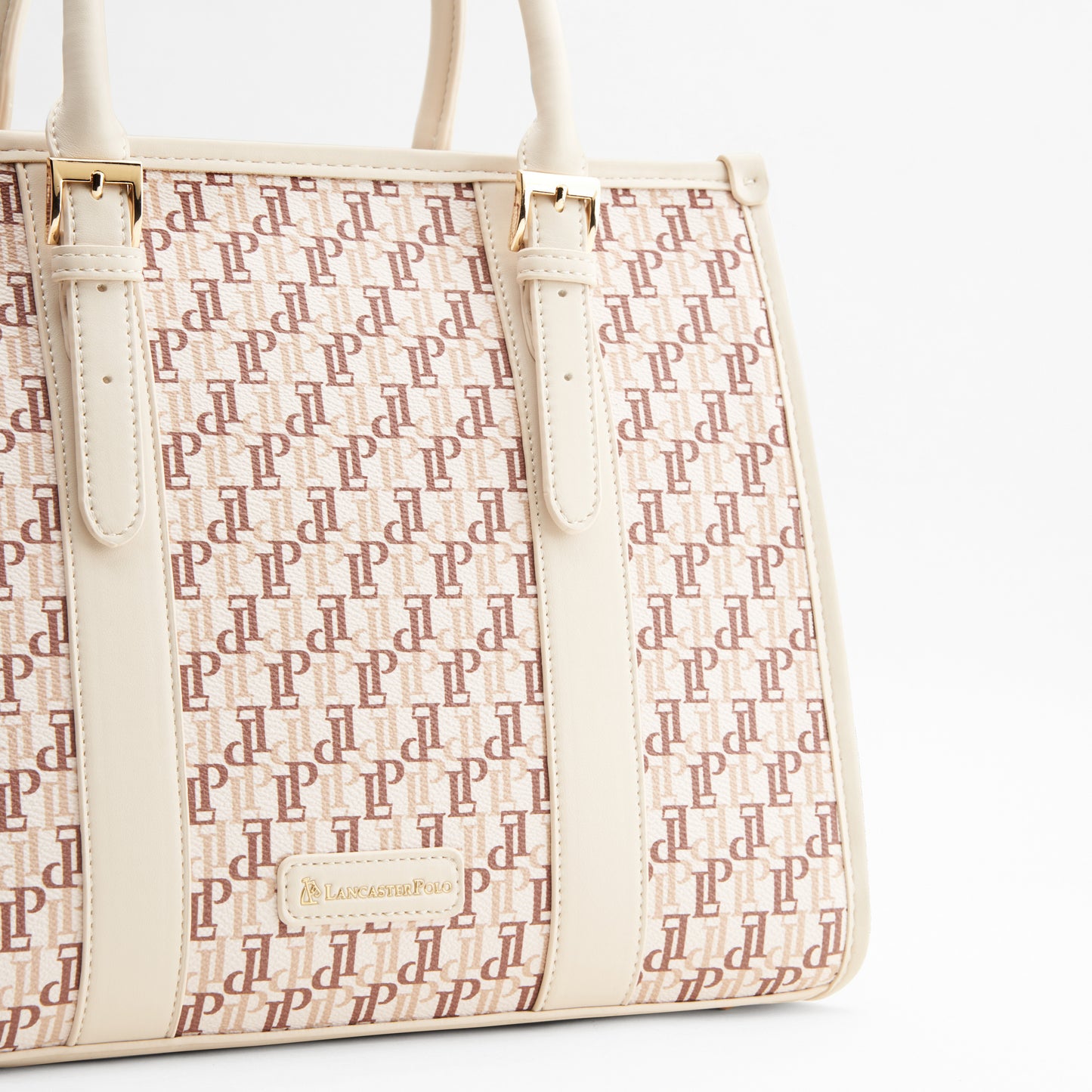 Rienna Monogram Top-Handle Tote Bag
