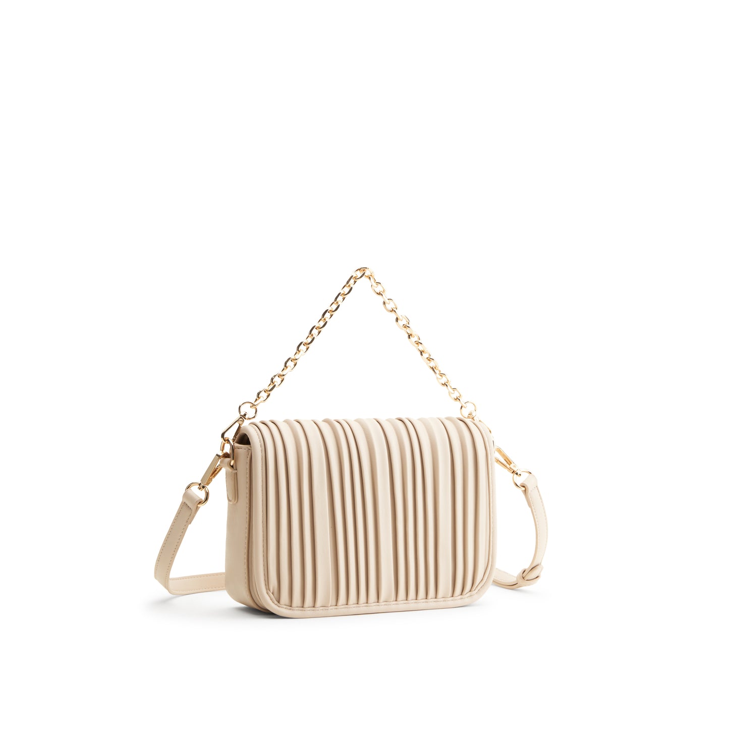 Selena Pleated Flap Shoulder bag