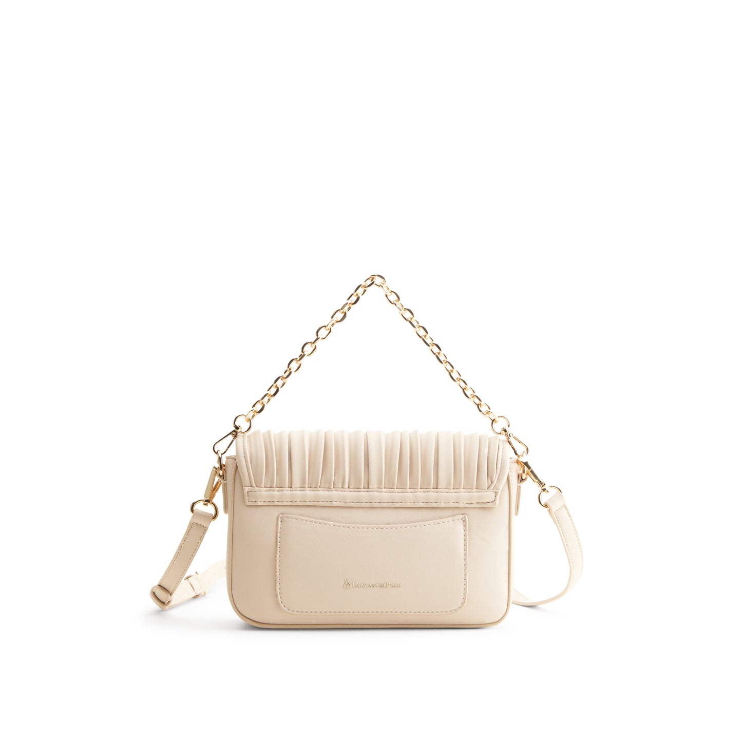 Selena Pleated Flap Shoulder bag