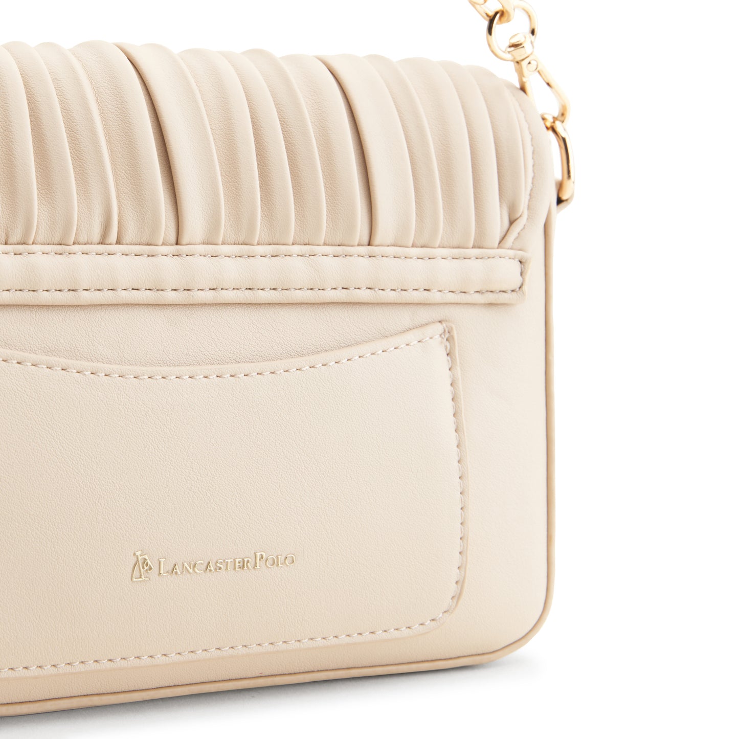 Selena Pleated Flap Shoulder bag