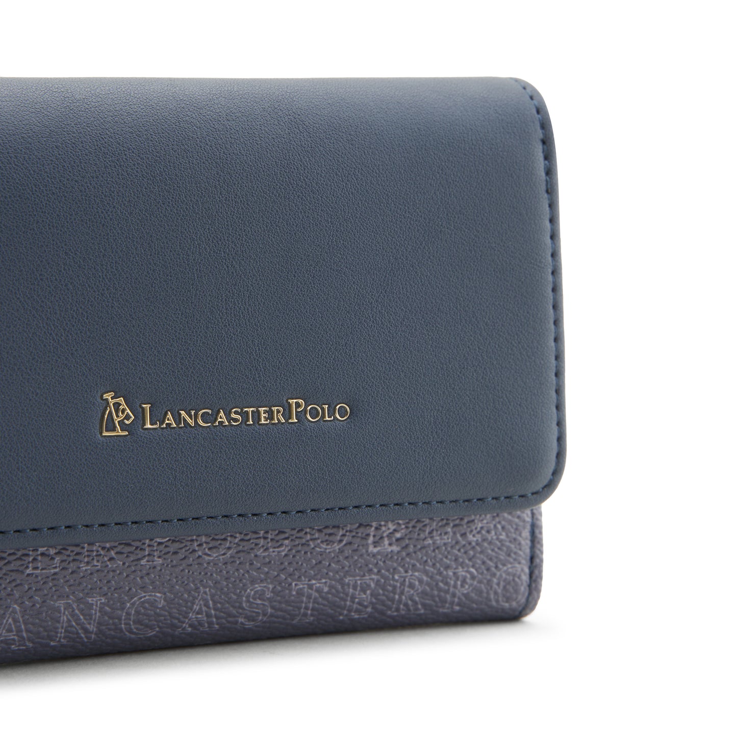 Cortney Monogram Front Flap Short Wallet