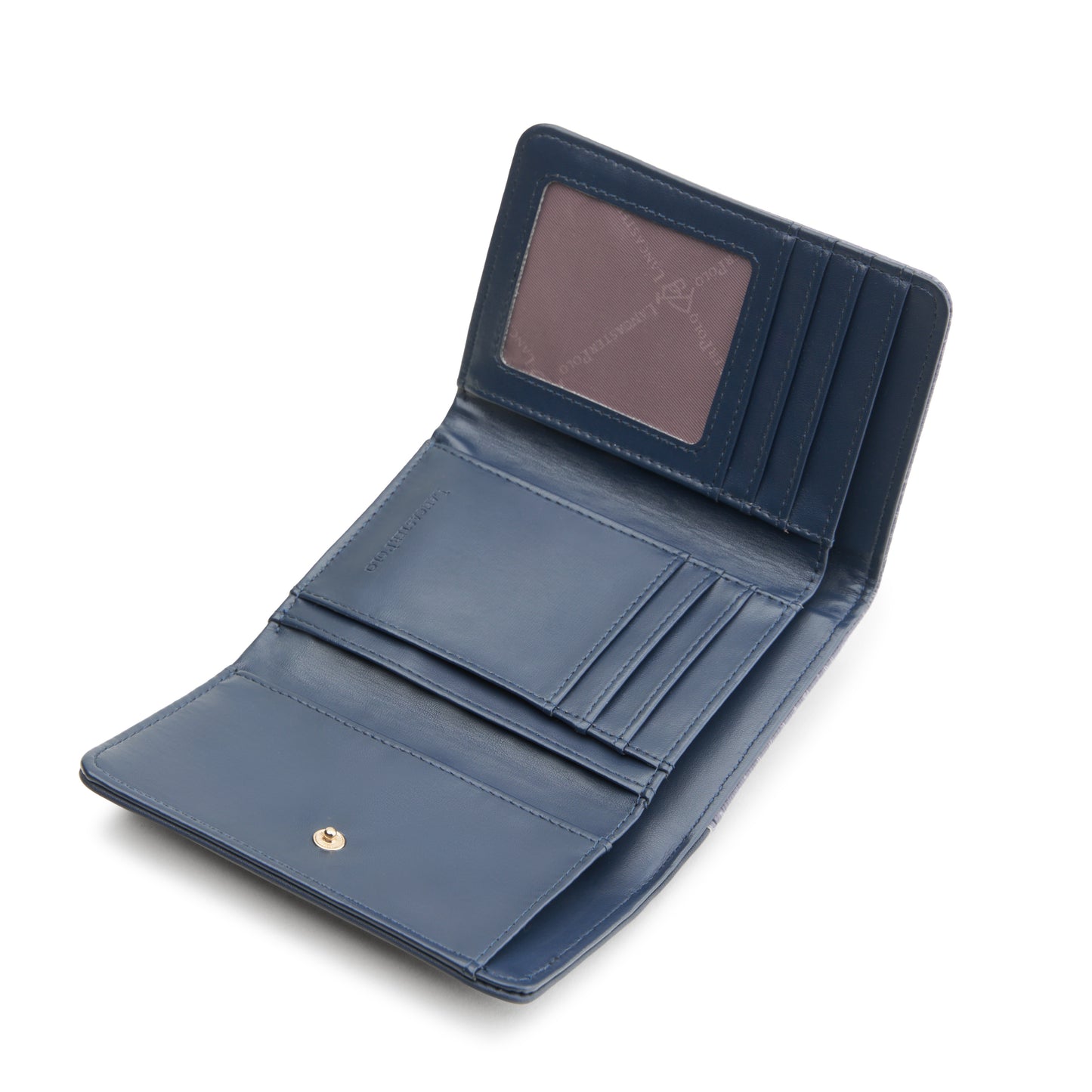 Cortney Monogram Front Flap Short Wallet