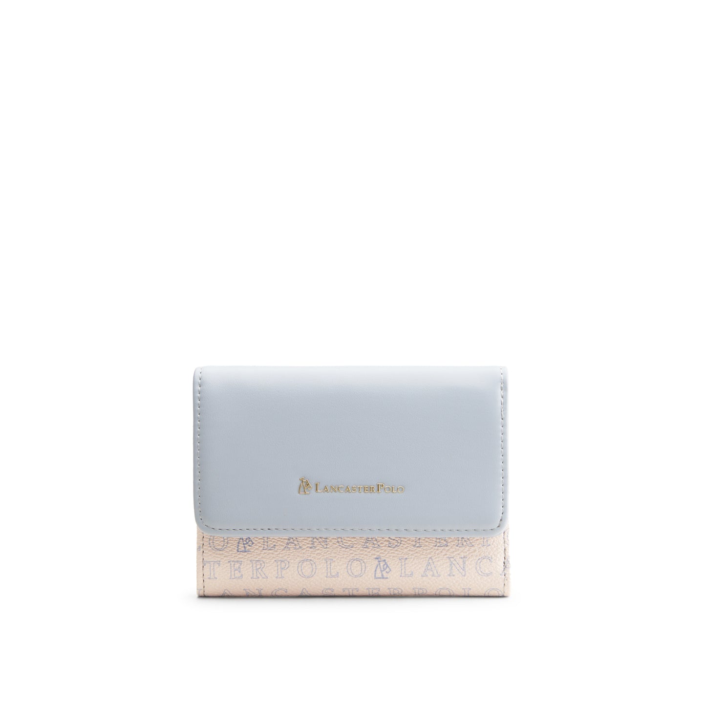 Cortney Monogram Front Flap Short Wallet