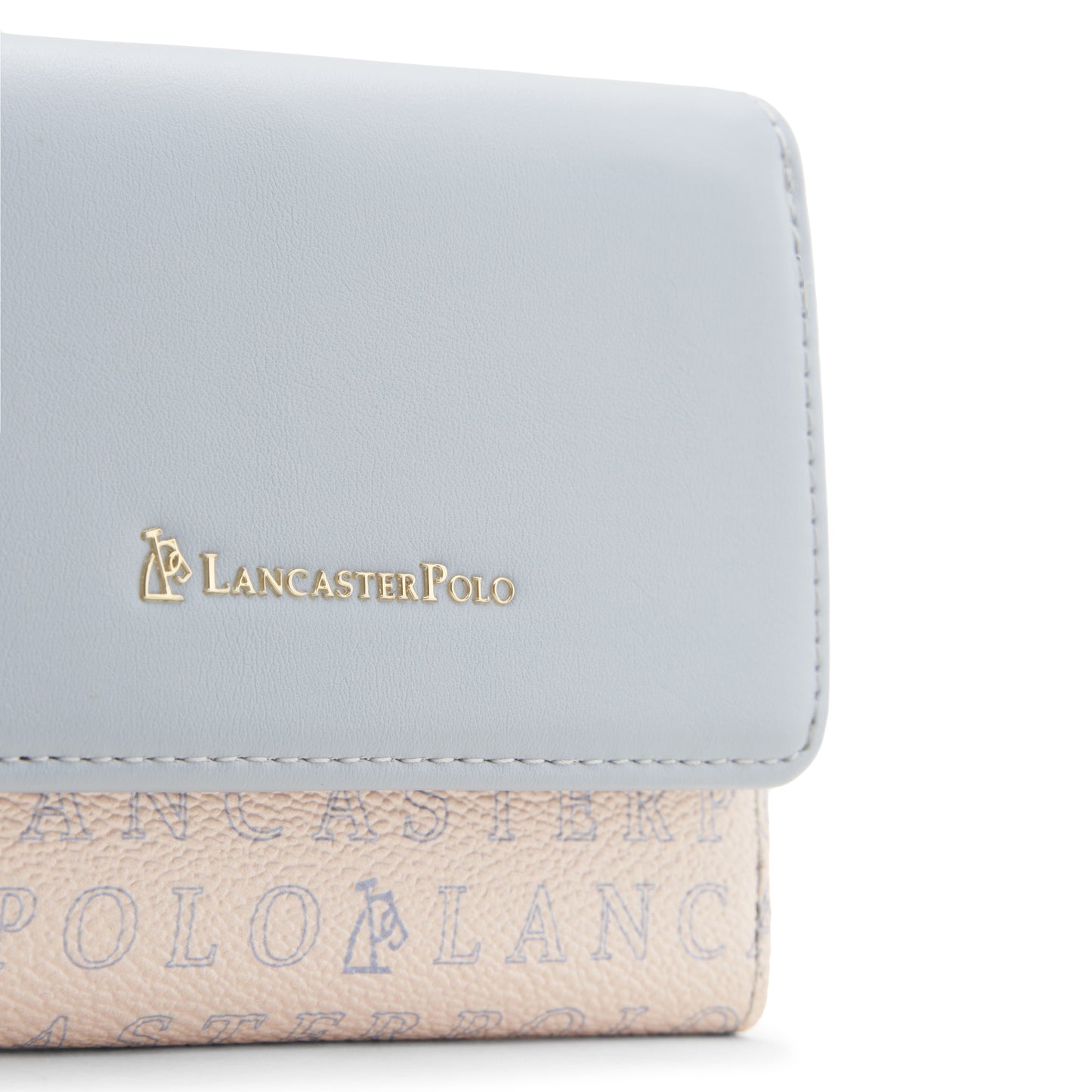 Cortney Monogram Front Flap Short Wallet