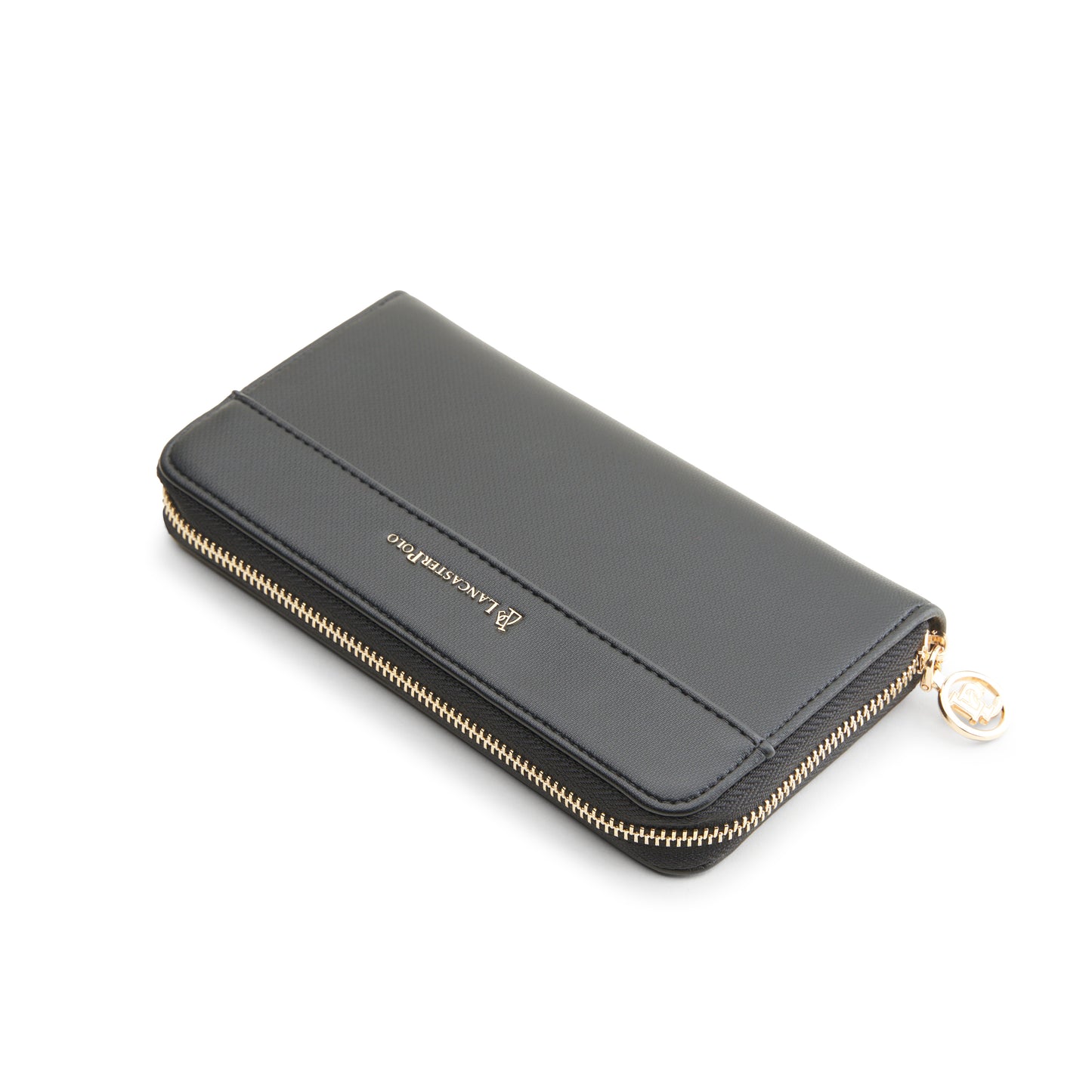 Cortney Monogram Zip Long Wallet