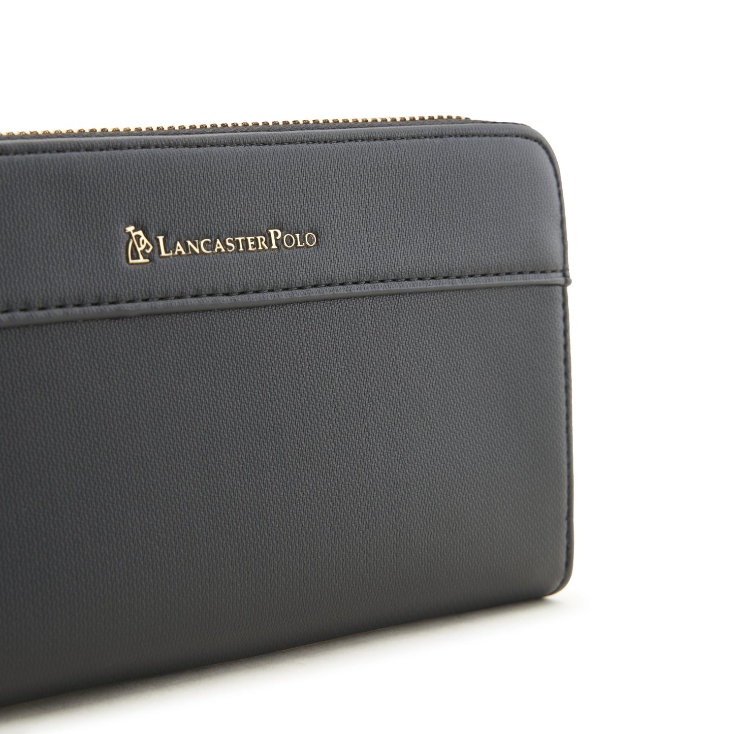 Cortney Monogram Zip Long Wallet