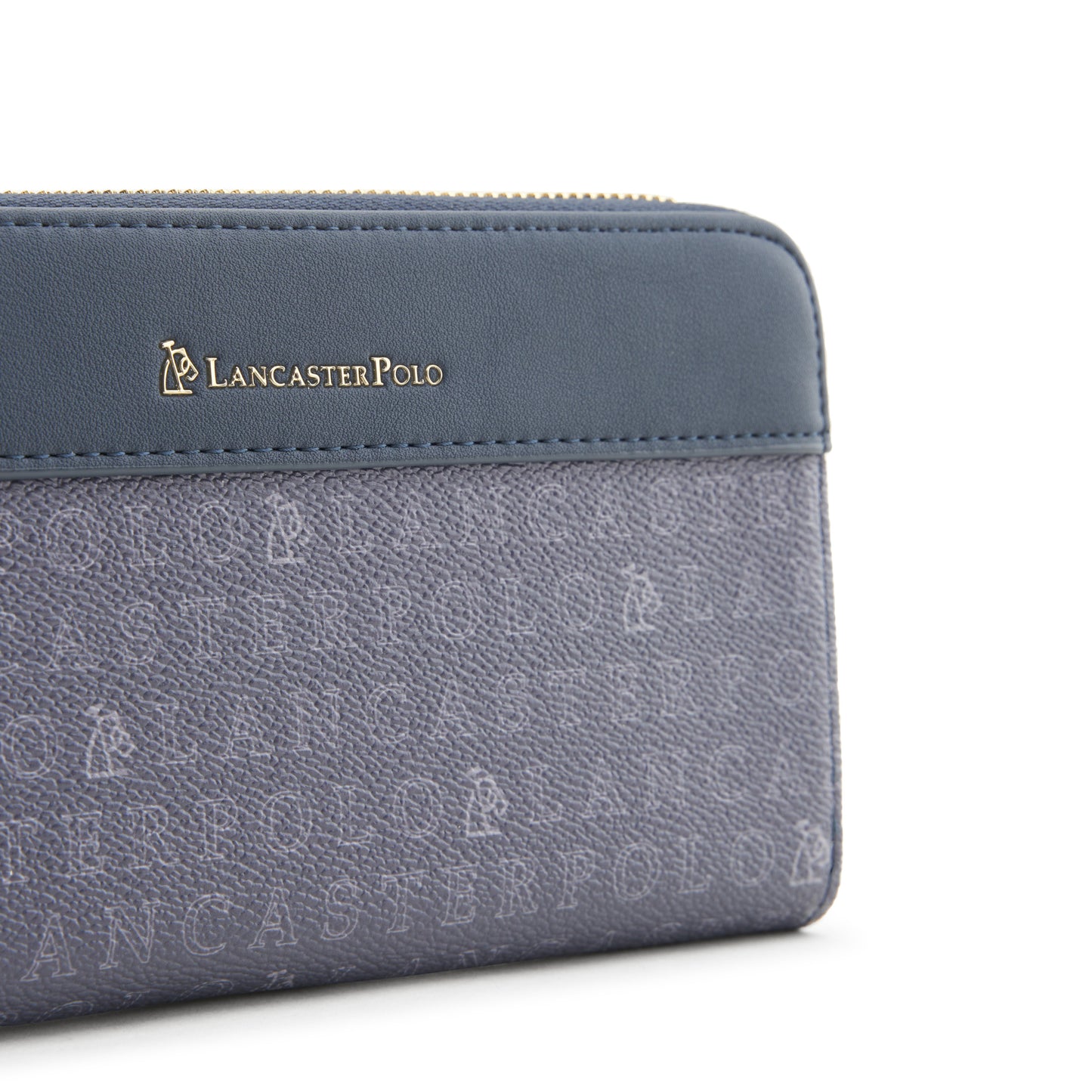 Cortney Monogram Zip Long Wallet