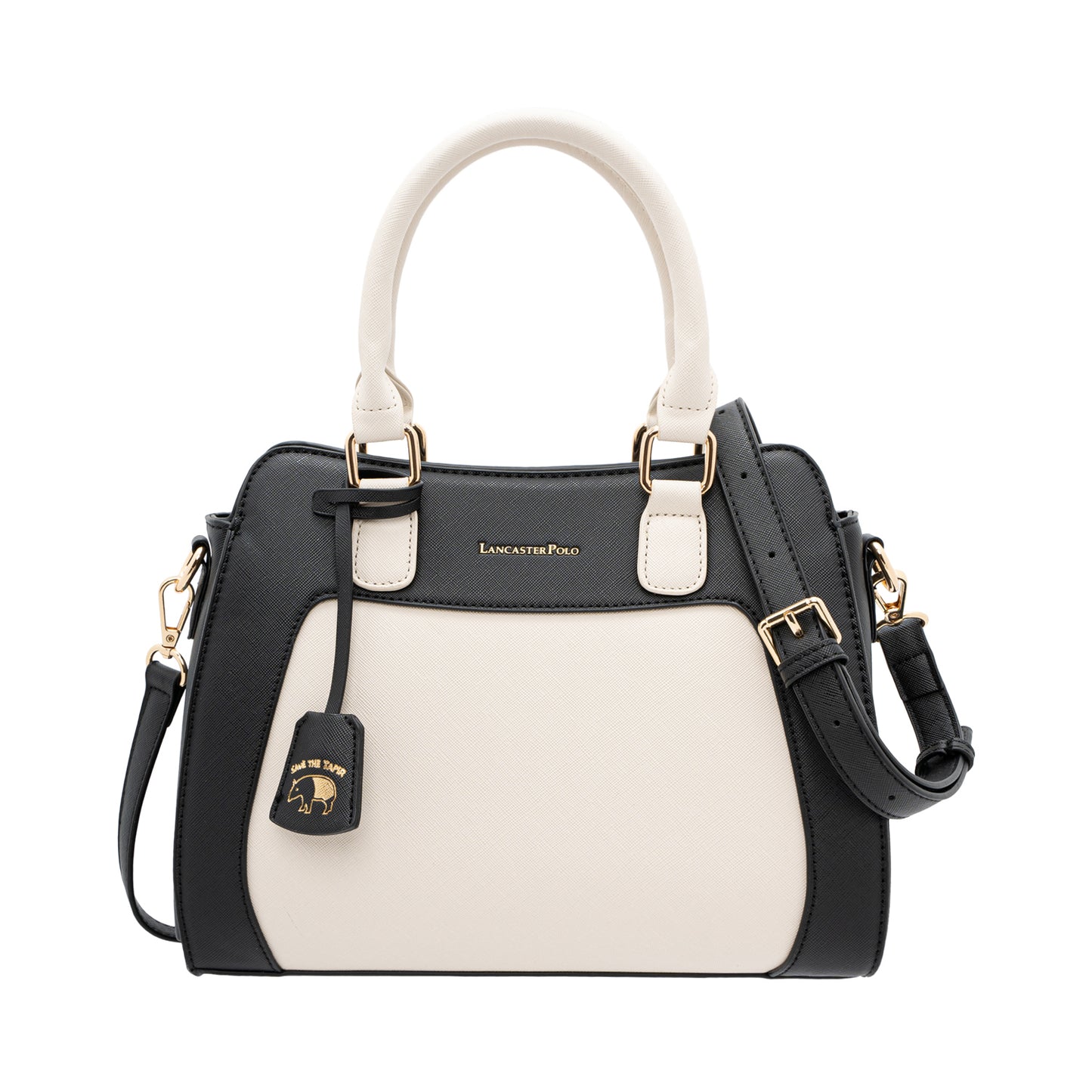 Lancaster Polo x Save The Tapir Malayan Handbag set