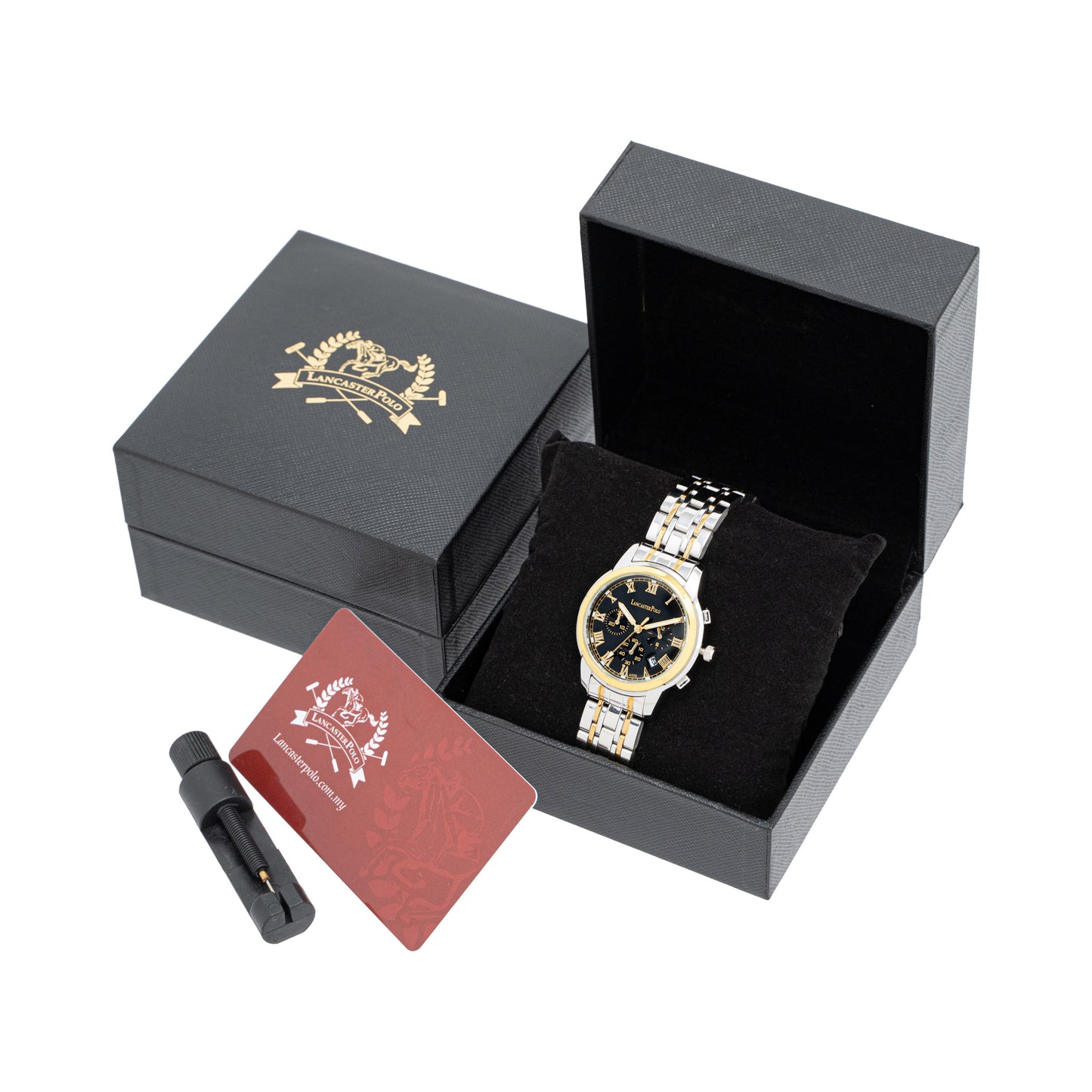 Geraldo Men's Stainless Steel Quartz Watch