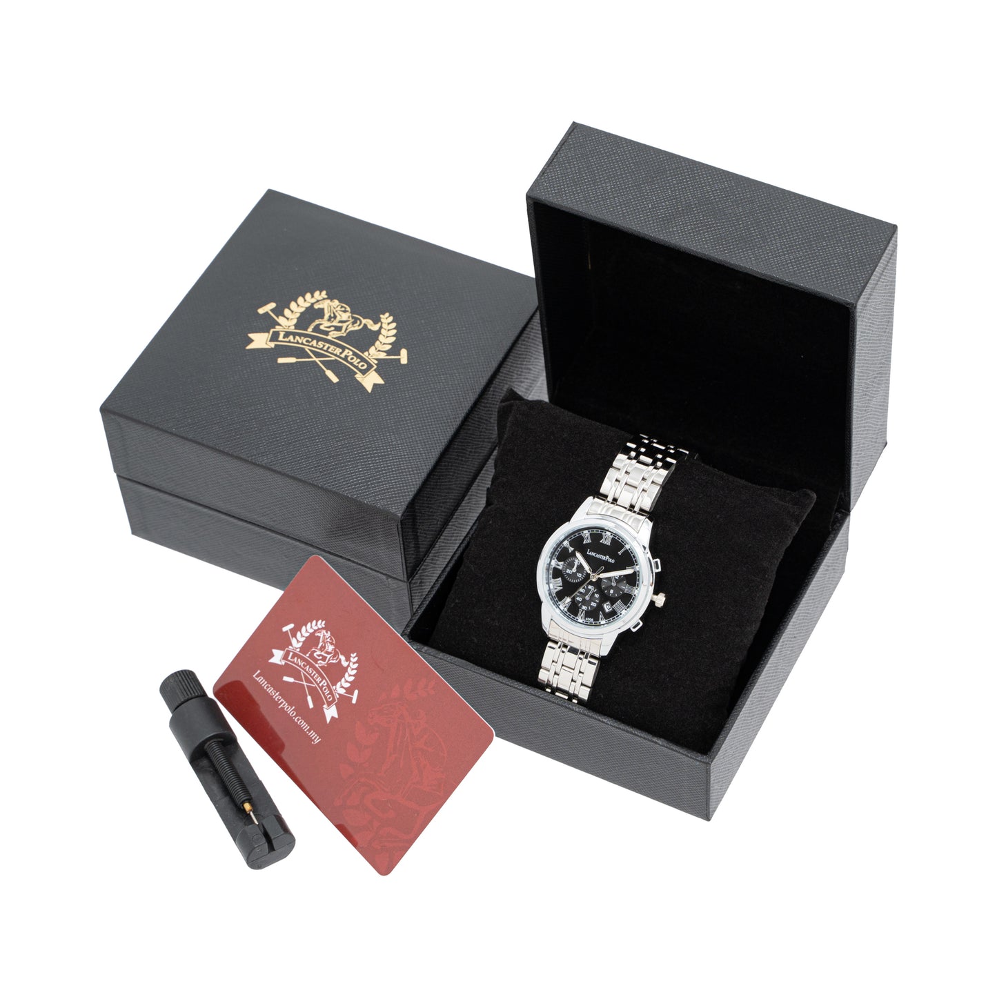 Geraldo Men's Stainless Steel Quartz Watch
