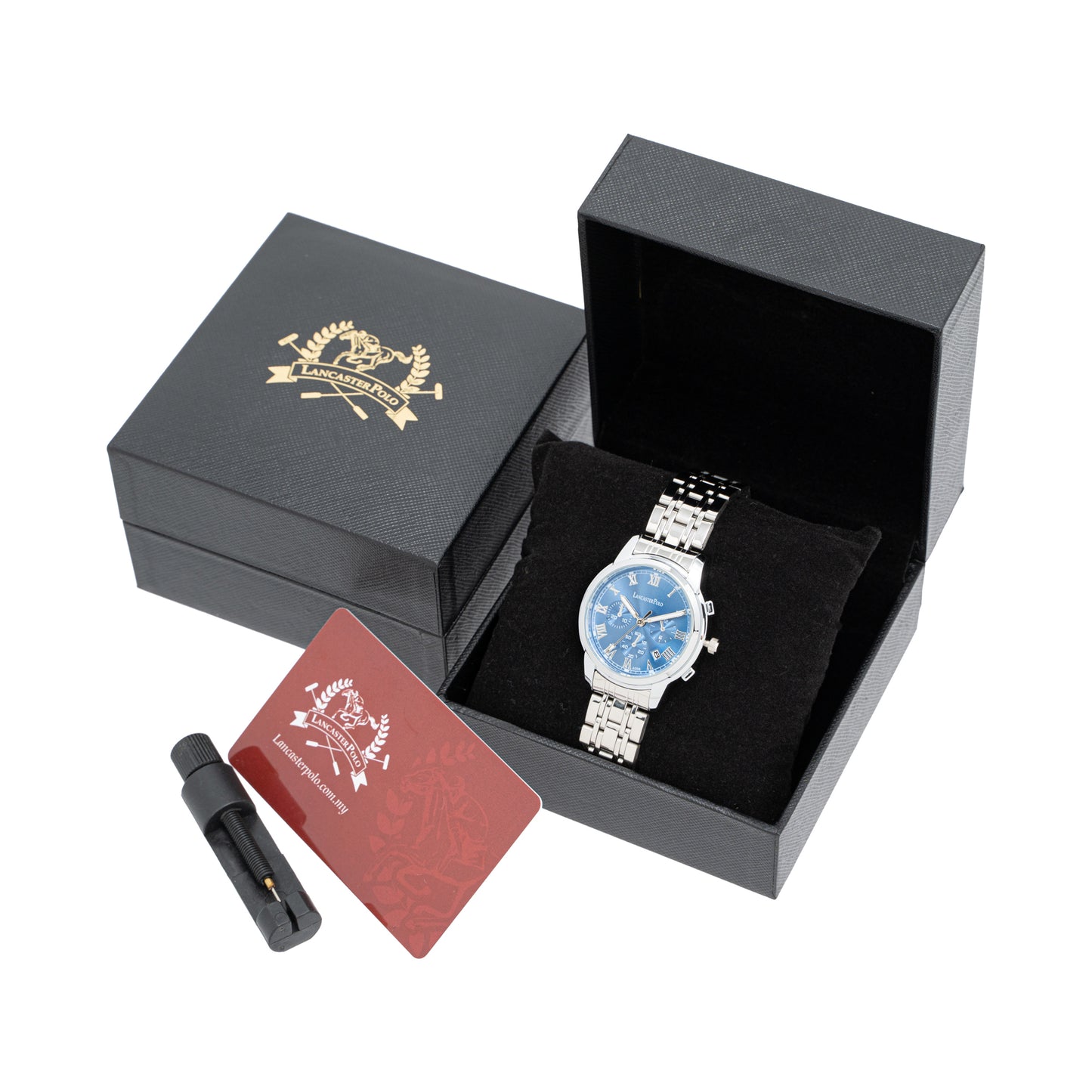 Geraldo Men's Stainless Steel Quartz Watch