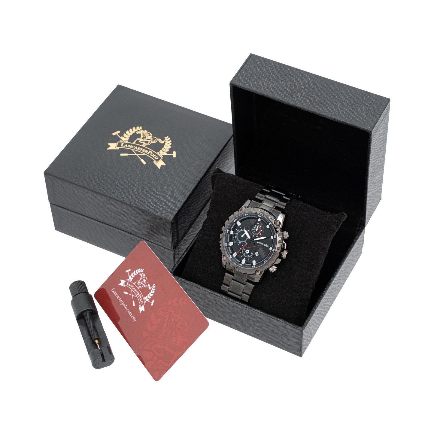 Frederick Men's Stainless Steel Quartz Watch