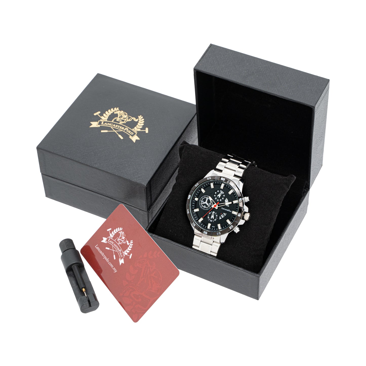 Leonardo Men's Stainless Steel Quartz Watch