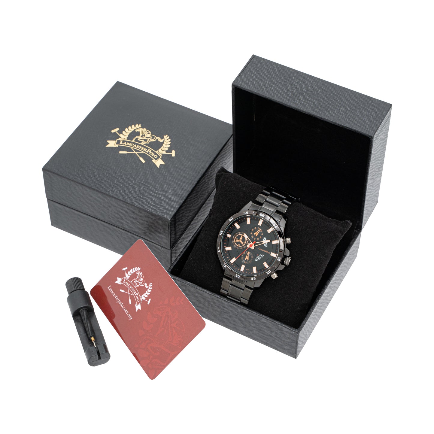 Leonardo Men's Stainless Steel Quartz Watch