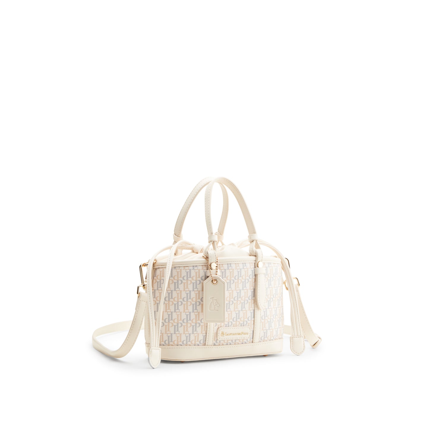 Sienna Monogram Drawstring Handbag