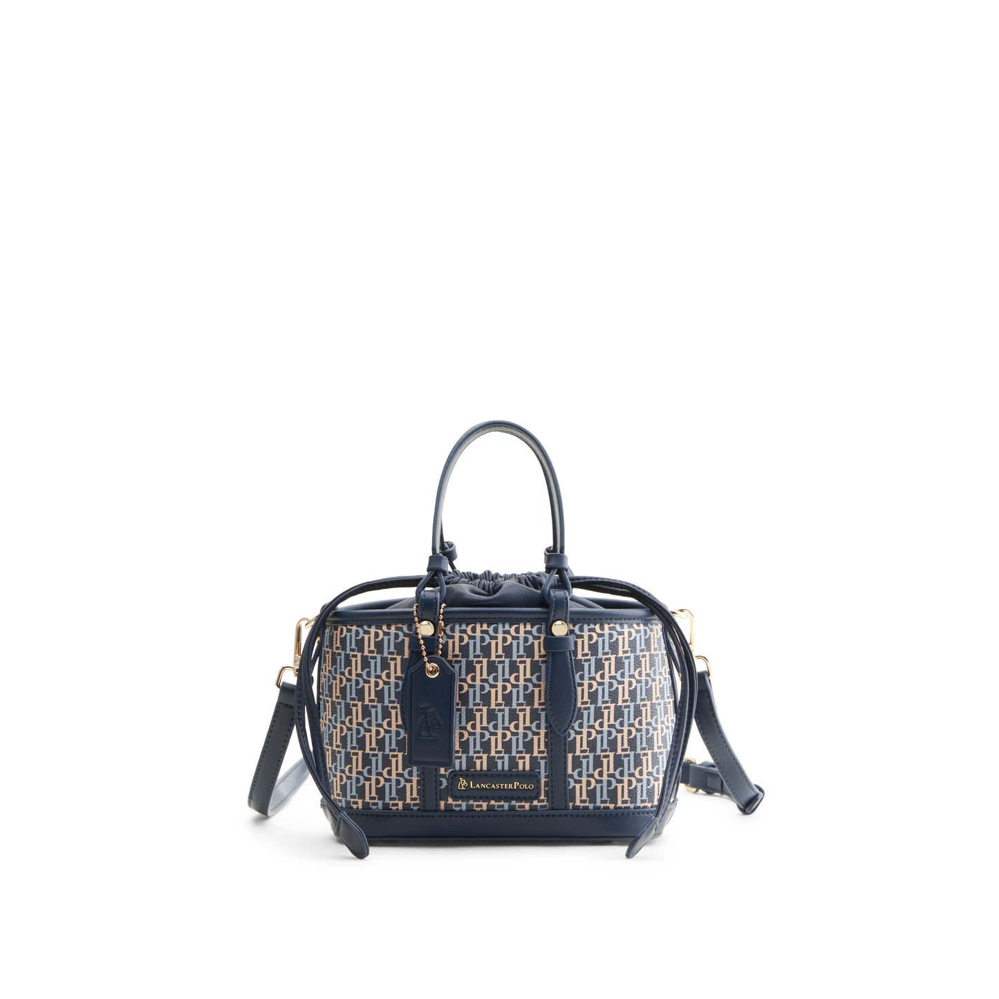 Sienna Monogram Drawstring Handbag