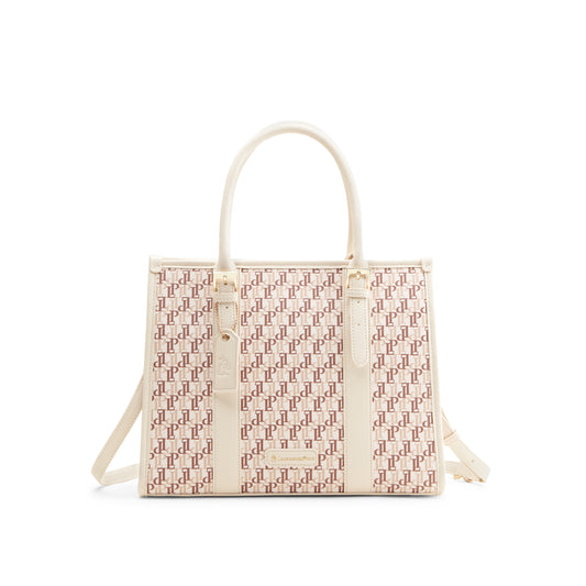 Rienna Monogram Top-Handle Tote Bag